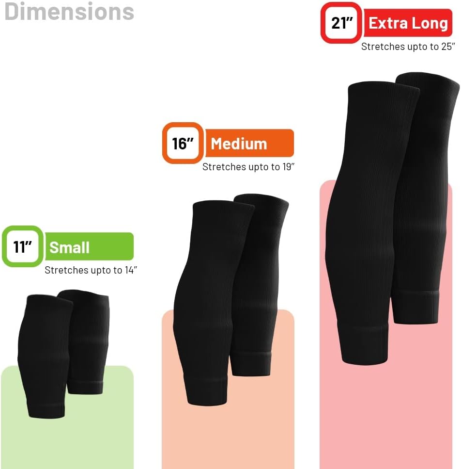 Tekkerz Leg Sleeves - 11 Vibrant Colors for Ultimate Performance in Soccer