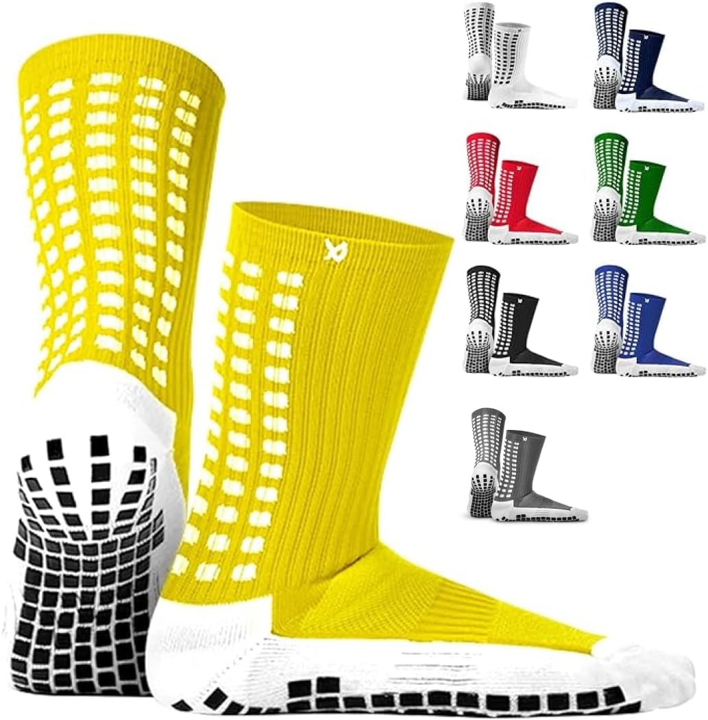 Lux Dual Grip Soccer Socks for Men and Women - Enhanced Performance and Comfort with Griparray Technology