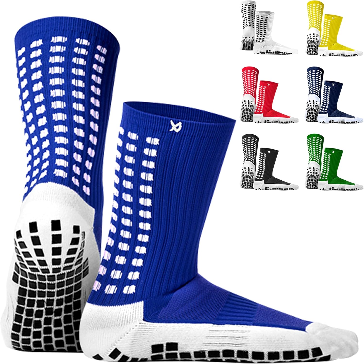 Lux Dual Grip Soccer Socks for Men and Women - Enhanced Performance and Comfort with Griparray Technology