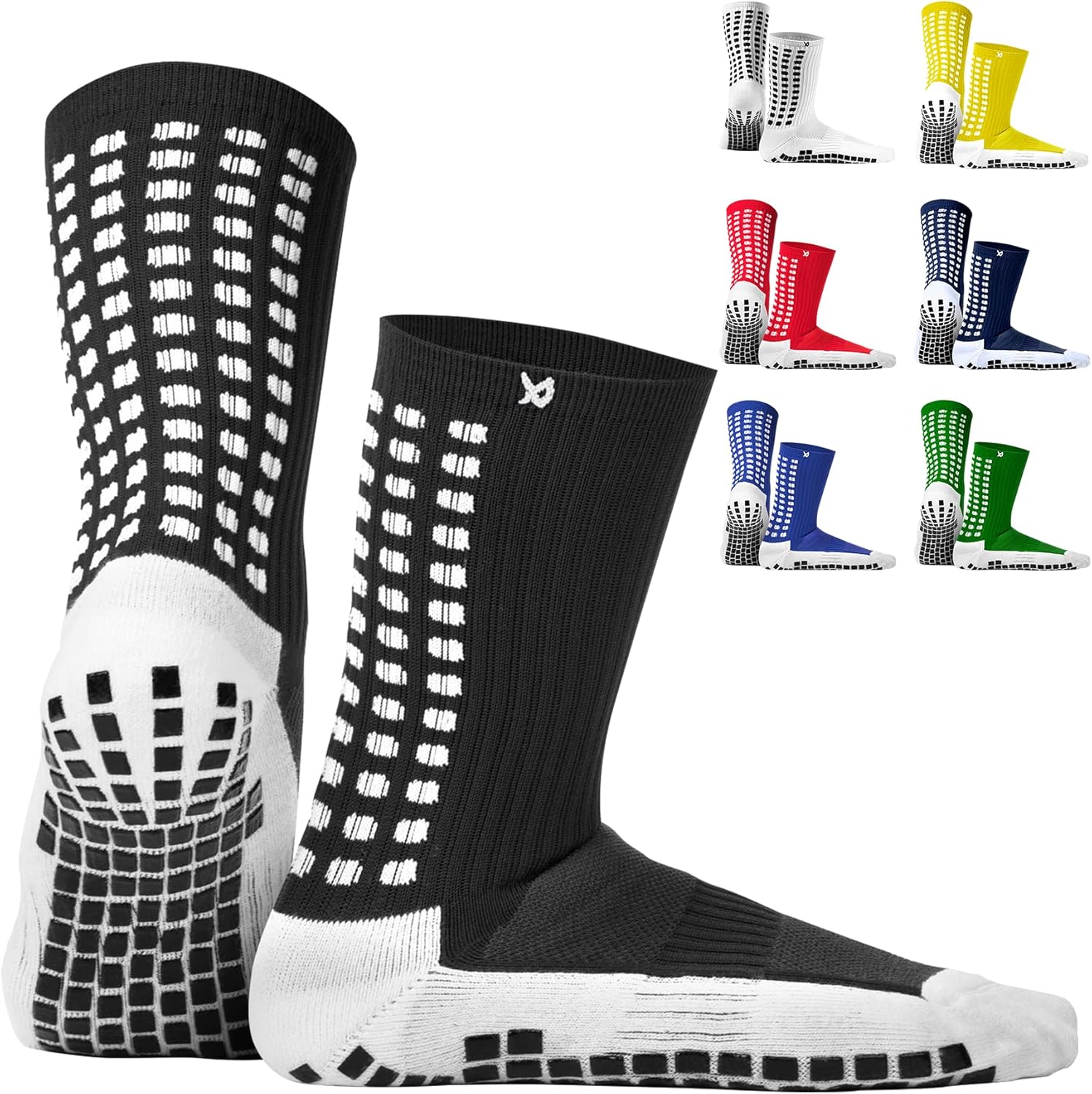 Lux Dual Grip Soccer Socks for Men and Women - Enhanced Performance and Comfort with Griparray Technology