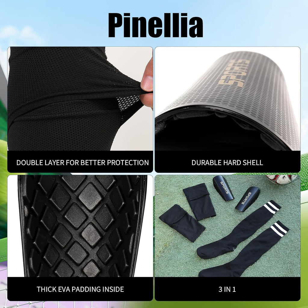 Professional Soccer Shin Guards for Youth and Adults, Boys and Girls.
